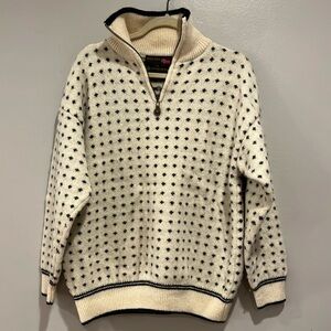 Mens Wool WindfjordSki Sweater Size Large